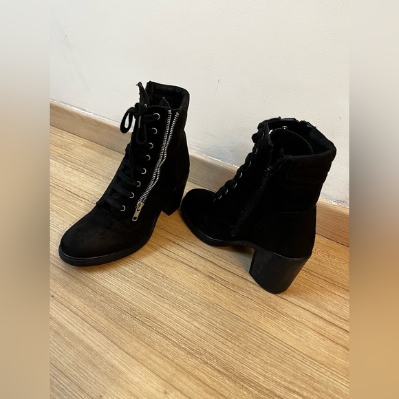 Truffle Collection Lace Up Ankle Boots - Picture 10 of 13